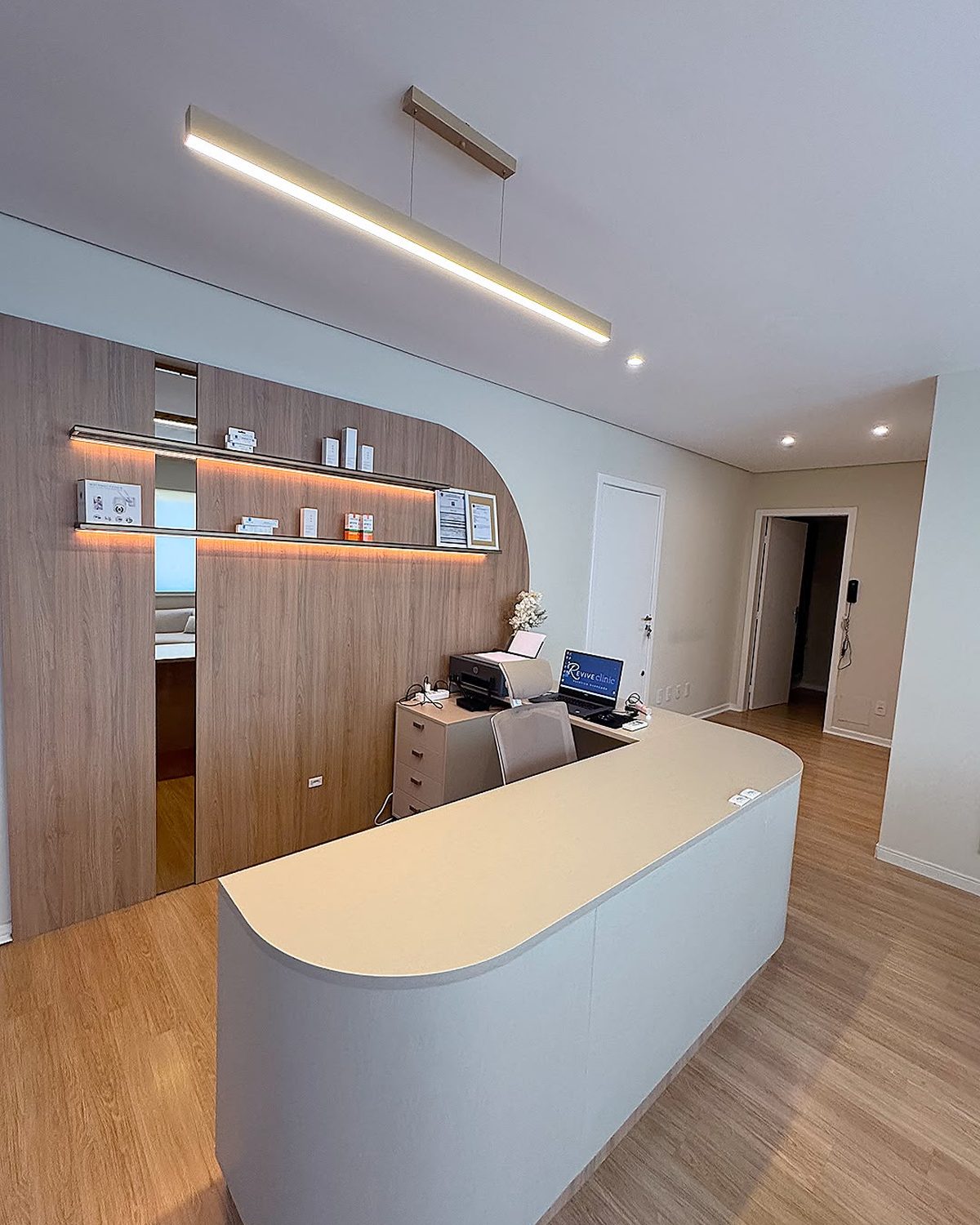 Recepção da Revive Clinic